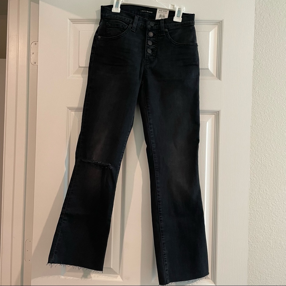 Lucky Brand Mid Rise Crop Mini Boot